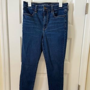 american eagle super hi rise jegging